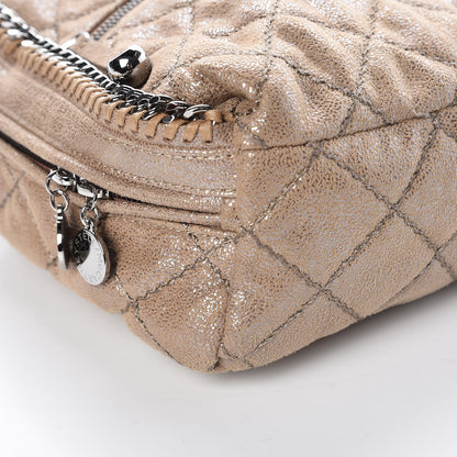 Stella McCartney Shaggy Deer Quilted Mini Falabella Backpack Taupe 12 of 13