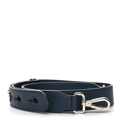 Fendi Calfskin Adjustable Strap You Navy 1 of 5