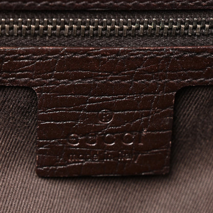Gucci Monogram Bamboo Bullet Bag Dark Brown 6 of 13