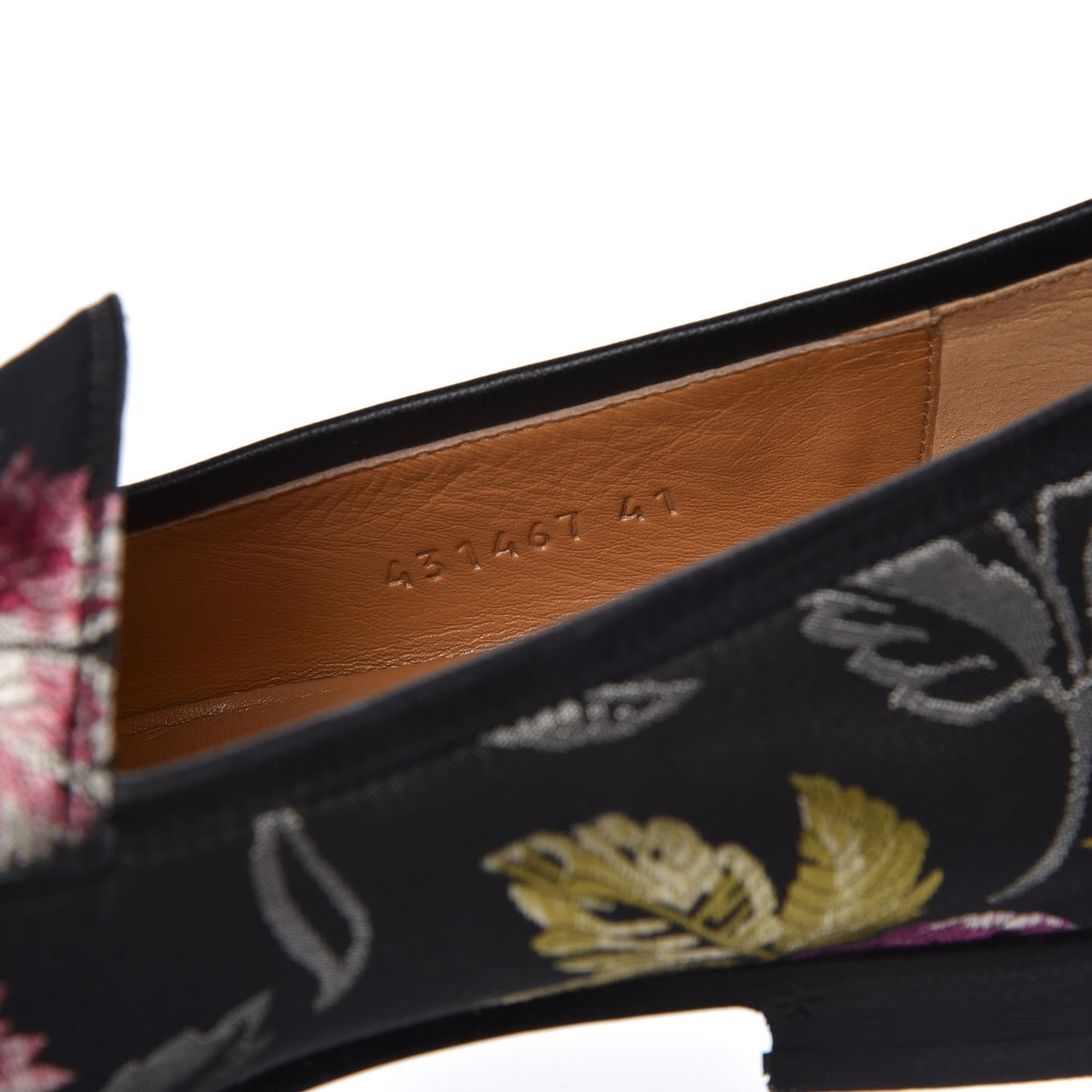 Floral Jacquard Horsebit Womens Jordaan Loafers 41 Multi