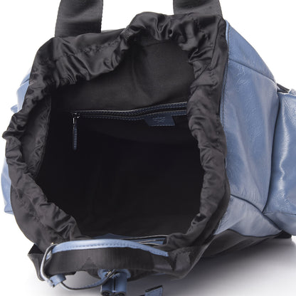 MCM Vintage Lambskin Medium Stadt Backpack Luft Blue 4 of 9