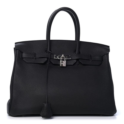Hermes Togo Birkin 35 Black 1 of 6
