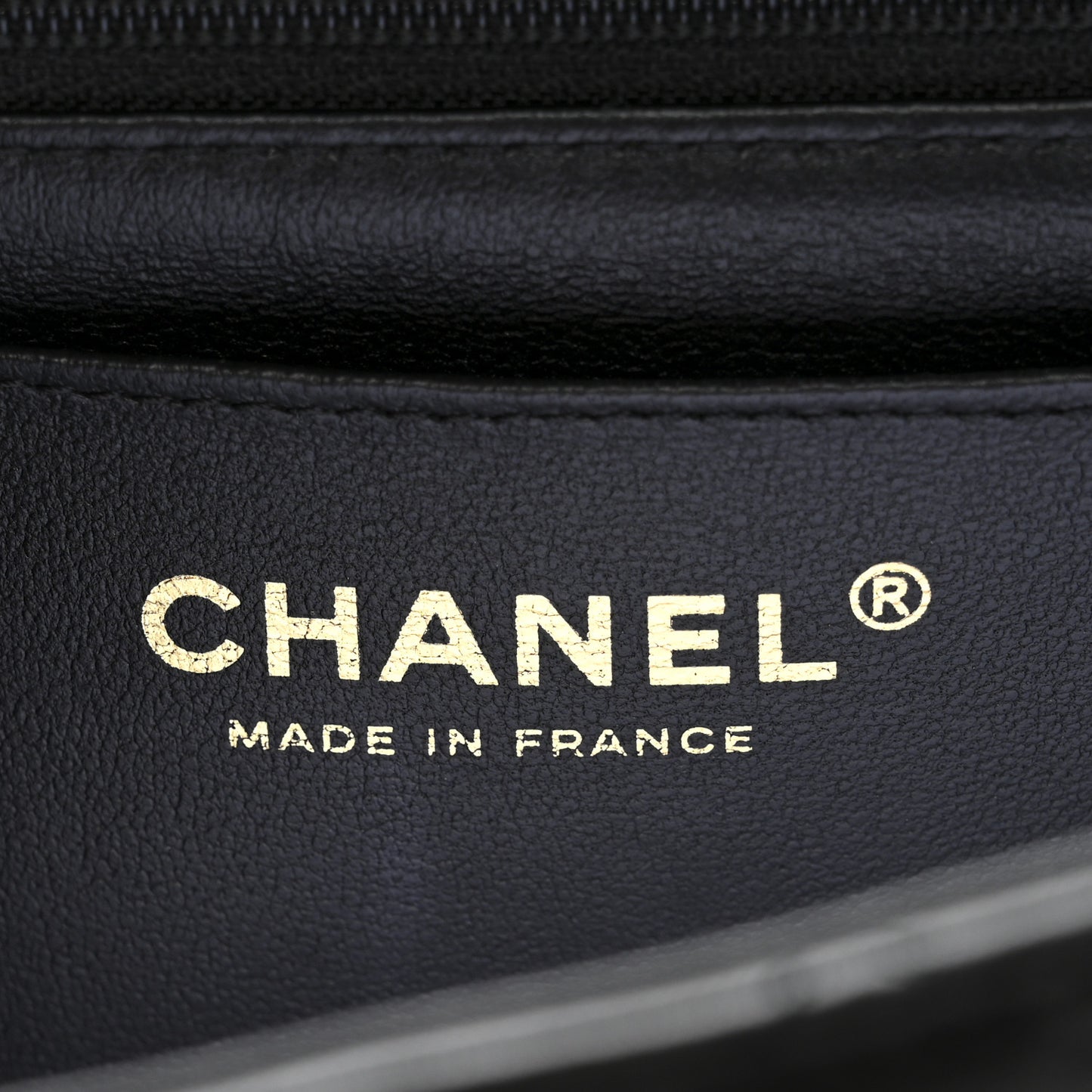 Lambskin Quilted Mini Top Handle Rectangular Flap Black