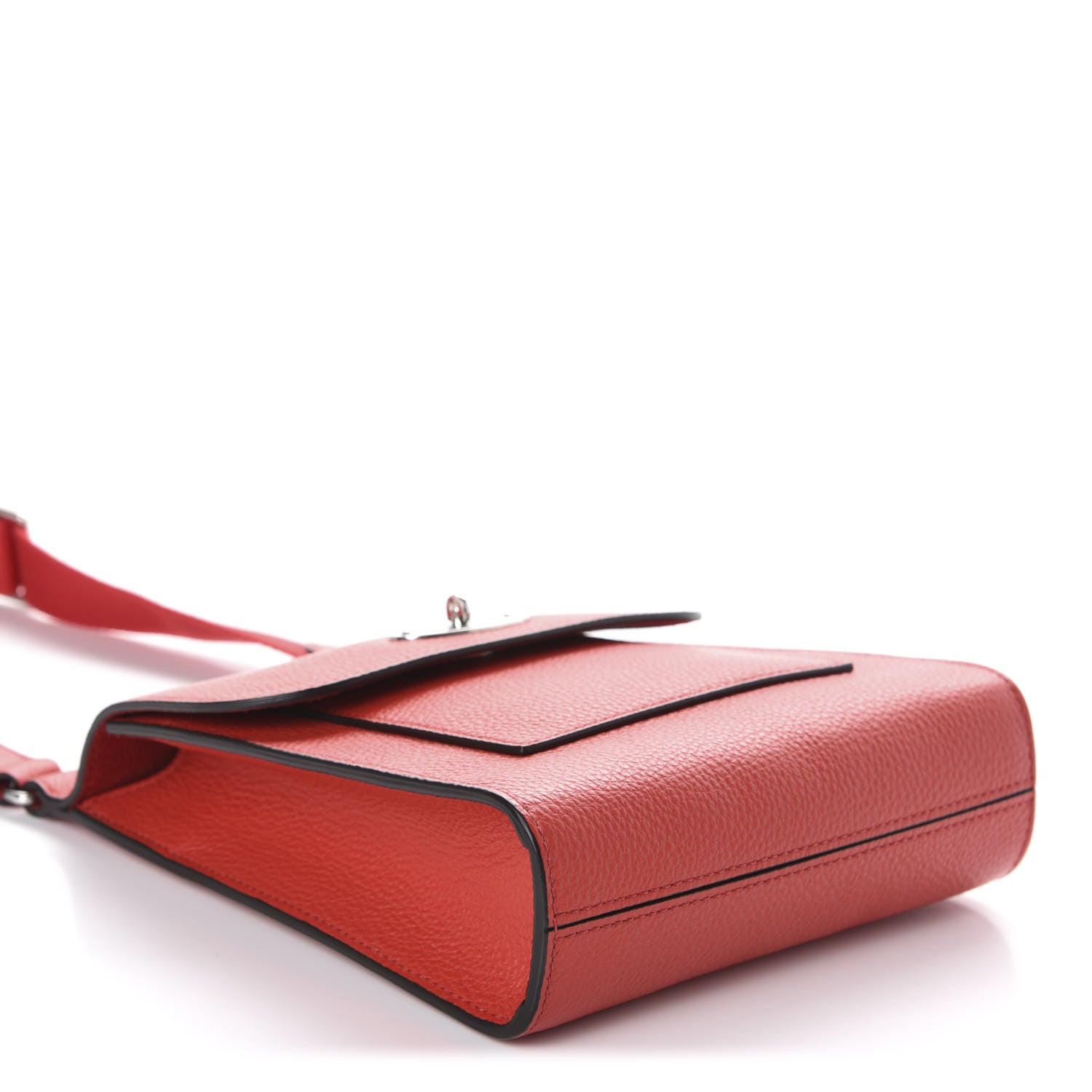 Mulberry Natural Grain Calfskin Antony Messenger Crossbody Scarlet 4 of 9