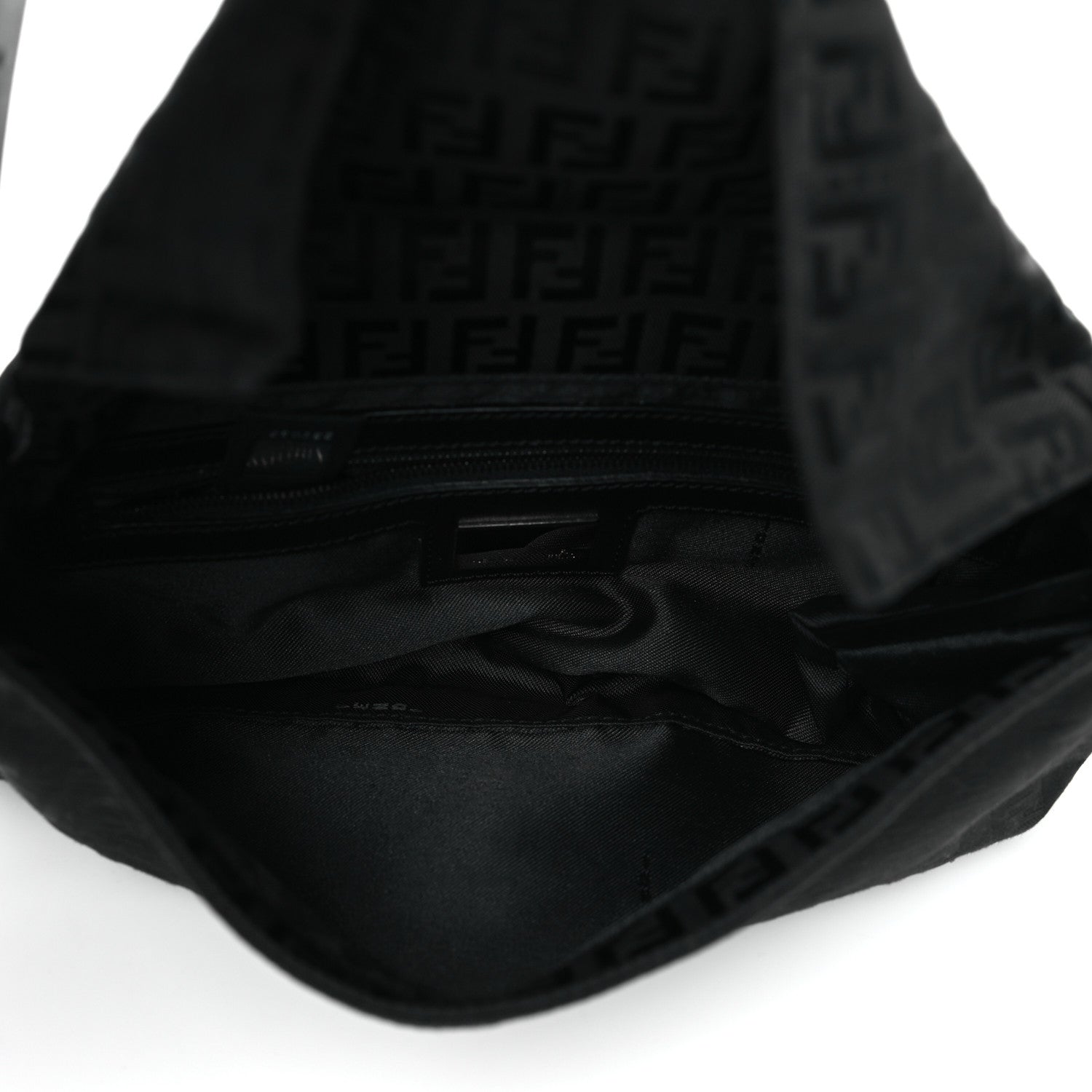 Fendi Zucchino Baguette Black 5 of 11