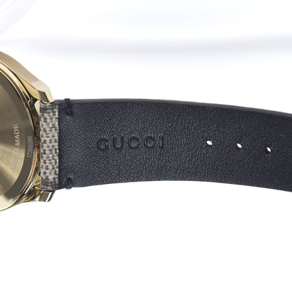 Gucci Stainless Steel Canvas 38mm G-Timeless GG Supreme Bosco Quartz Watch Brown 5 of 6
