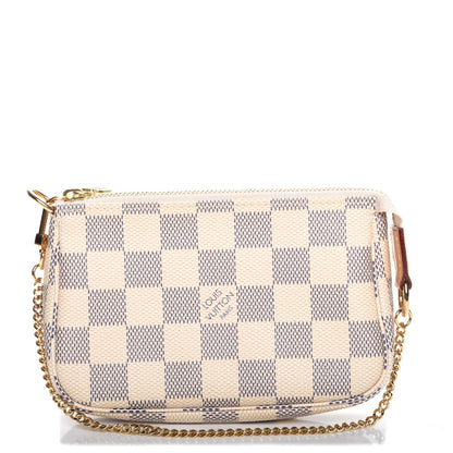 Louis Vuitton Damier Azur Mini Pochette Accessories 1 of 7