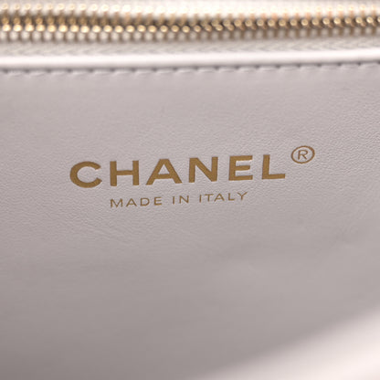 Chanel Lambskin Quilted Small Trendy CC Flap Dual Handle Bag Light Grey 7 of 12