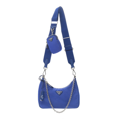 Prada Nylon Re-Edition 2005 Shoulder Bag Indaco 1 of 12