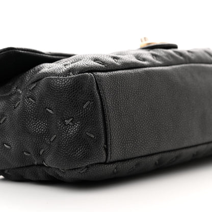 Chanel Caviar Wild Stitch Flap Black 9 of 10