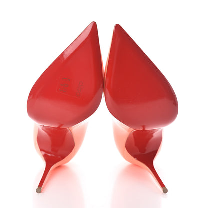 Christian Louboutin Patent Pigalle Follies 100 Pumps 41 Flamingo 7 of 8