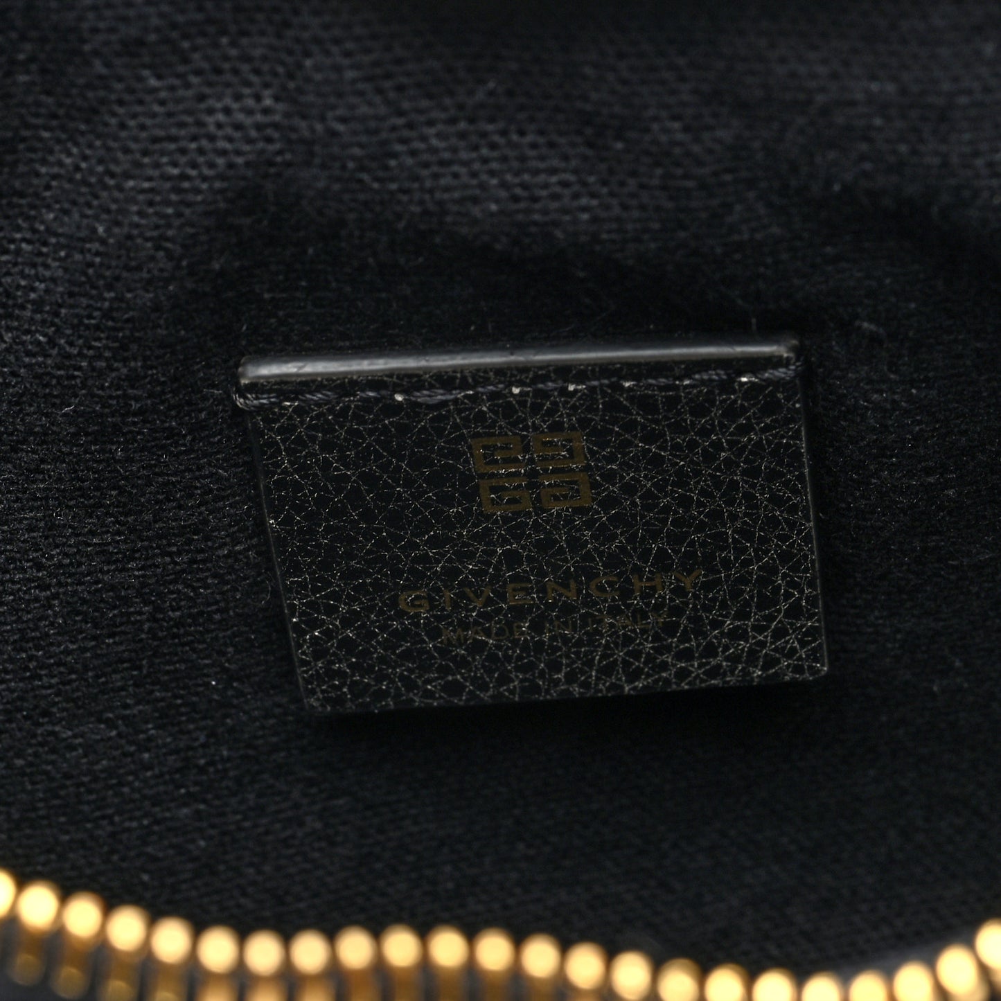 Aged Calfskin Mini Voyou Boyfriend Party Bag Black