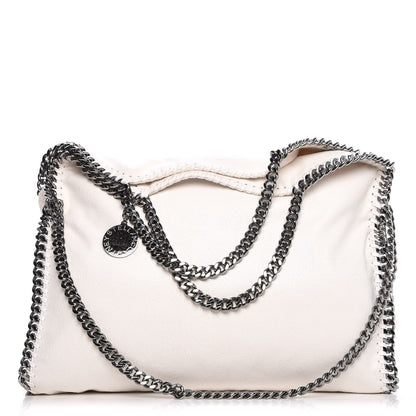 Stella McCartney Shaggy Deer Falabella Fold Over Tote Chalk 1 of 7