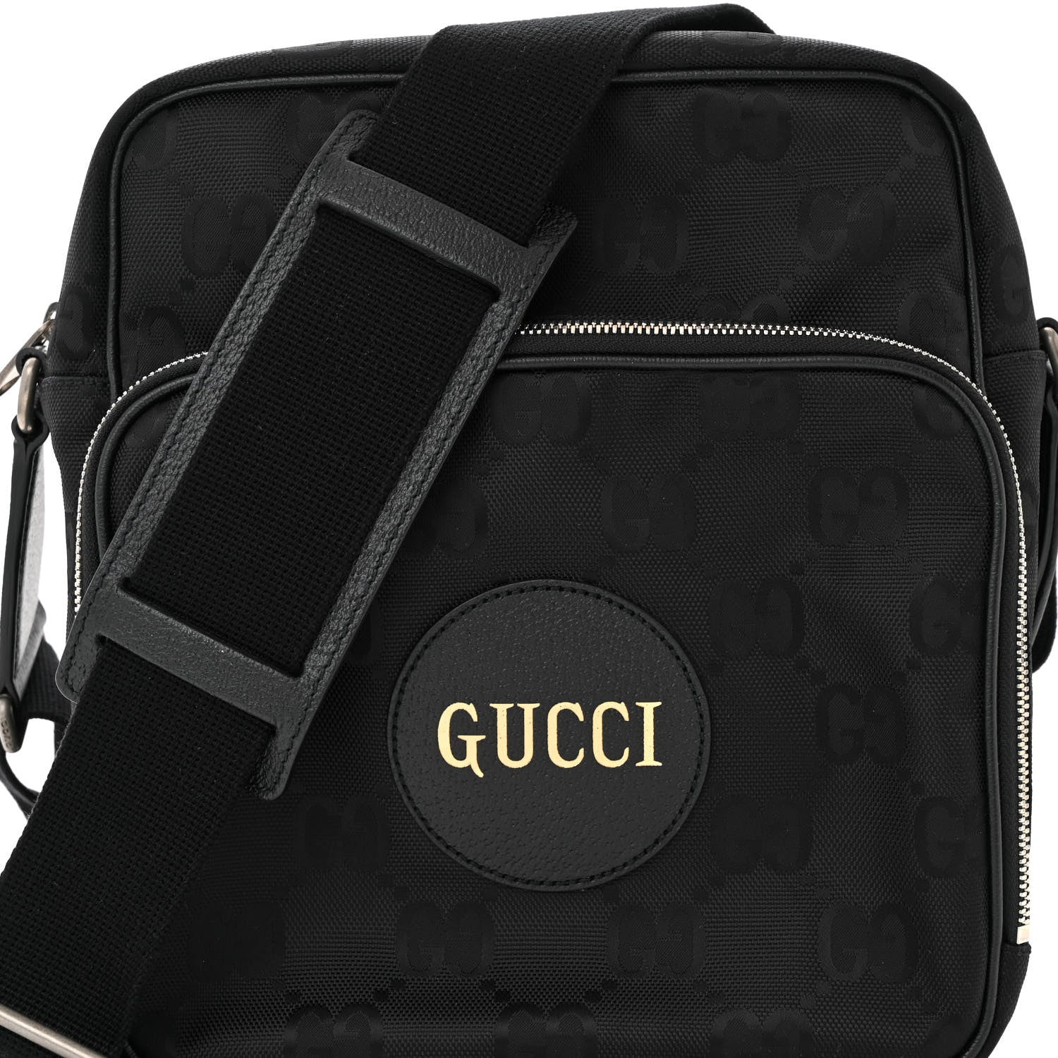 Gucci Econyl Nylon Monogram Off The Grid Messenger Black 8 of 10