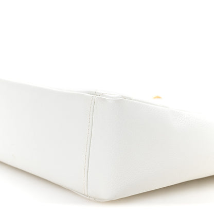 Chanel Caviar Quilted Petit Shopping Tote PST White 10 of 10