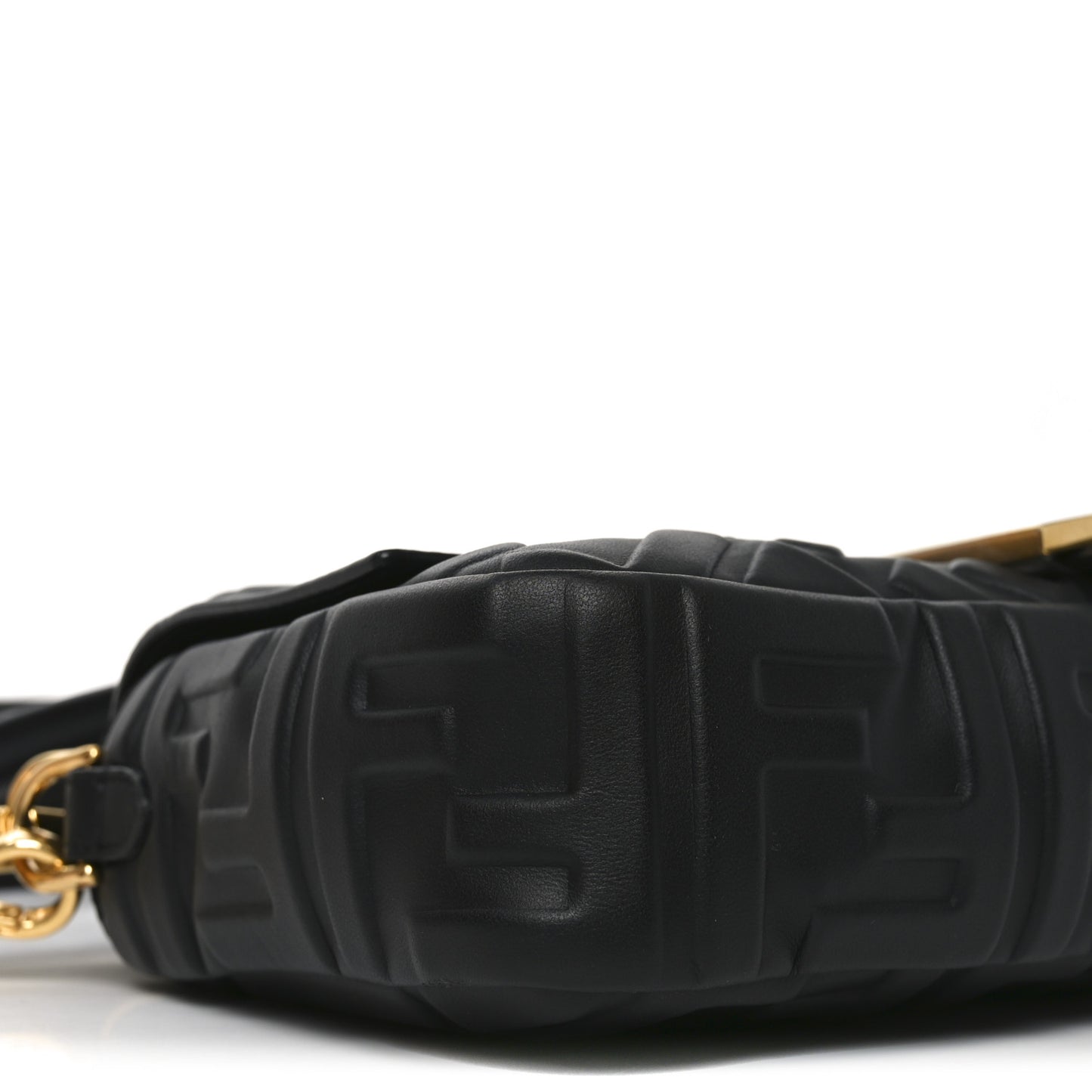 Nappa FF 1974 Embossed Baguette Black
