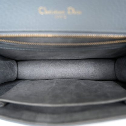 Christian Dior Grained Calfskin Small Diorama Flap Bag Denim 5 of 11