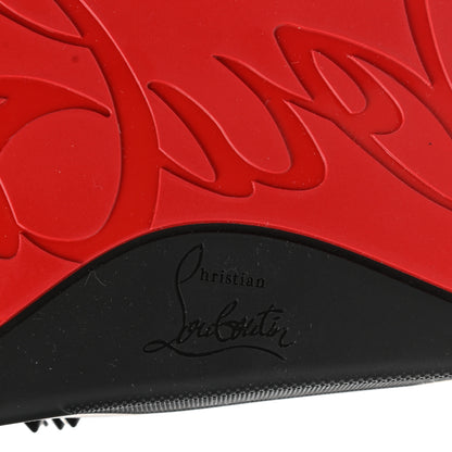 Christian Louboutin Calfskin Studded Pool Fun Platform Flat Slide Sandals 43 Black 7 of 10