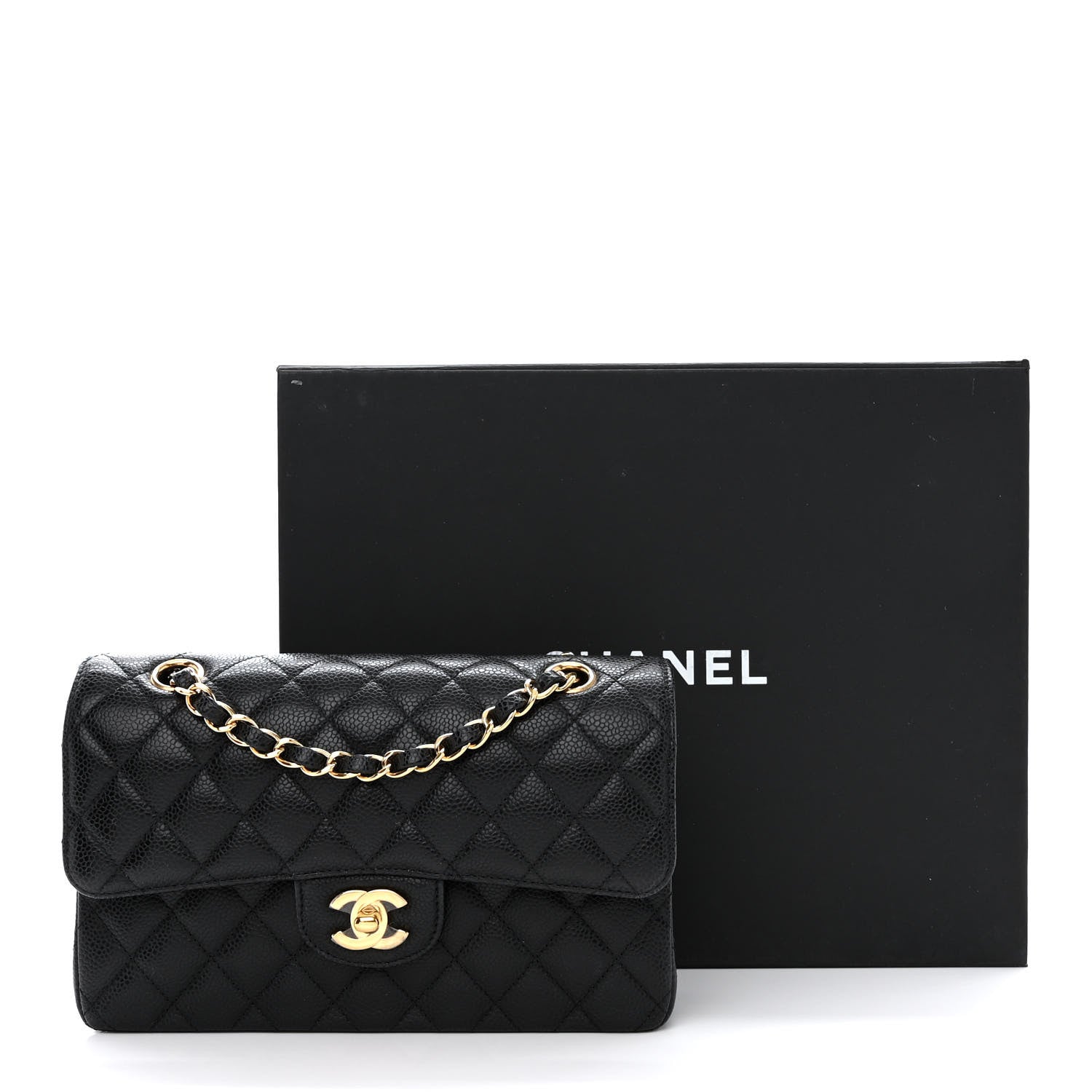 Chanel Caviar Quilted Small Double Flap Black 13 of 13