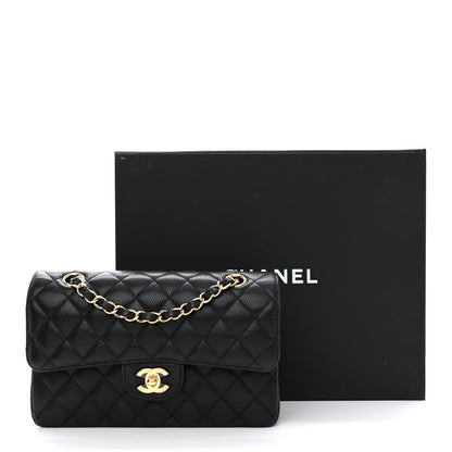 Chanel Caviar Quilted Small Double Flap Black 13 of 13