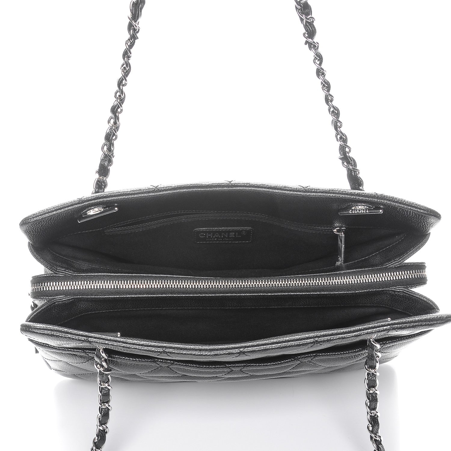 Chanel Caviar Quilted Timeless CC Tote Black 5 of 7