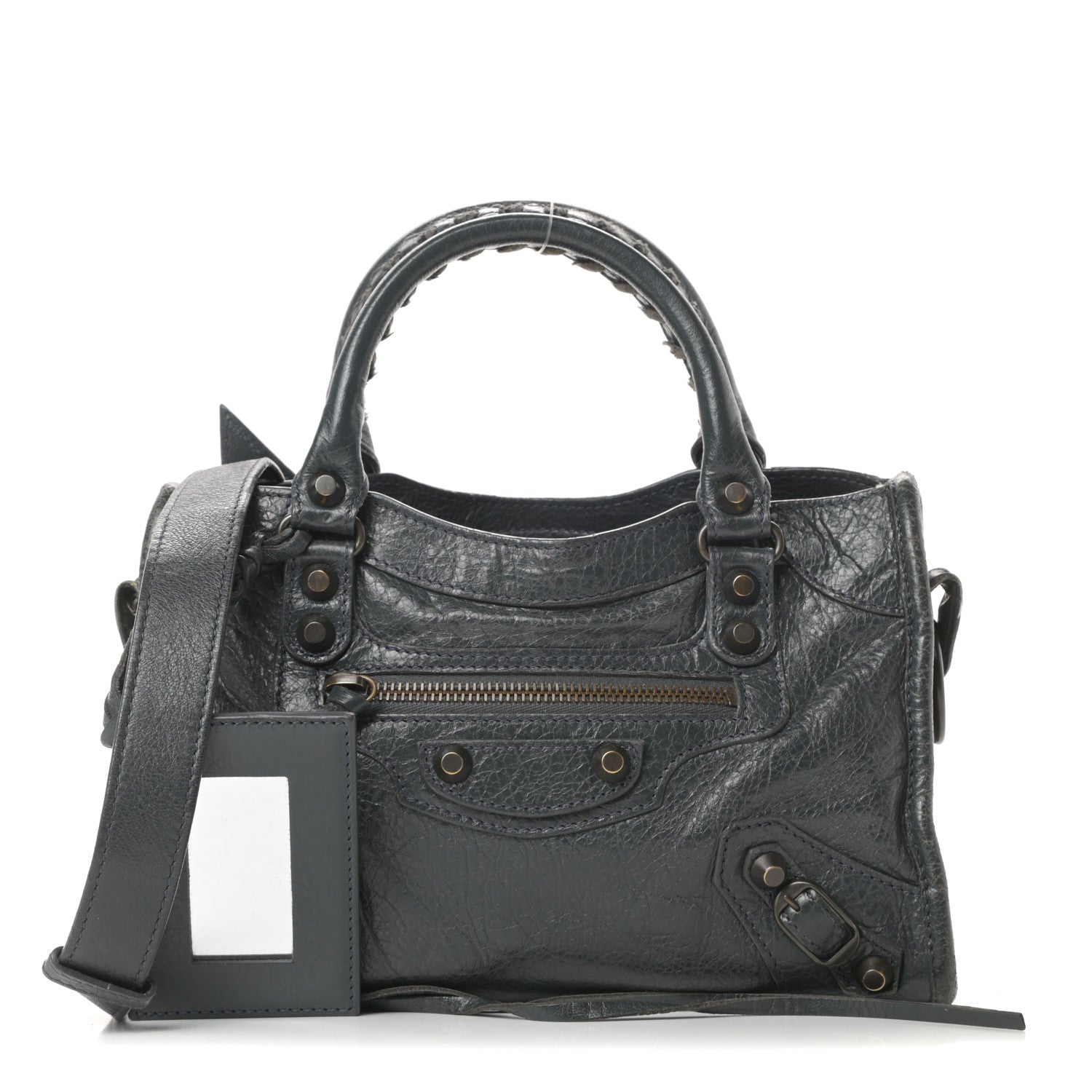 Balenciaga Agneau Classic Hardware Mini City Anthracite 1 of 16