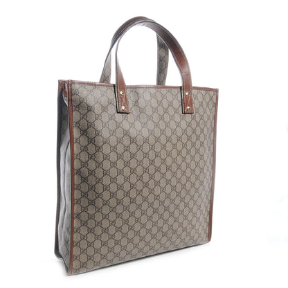 Gucci GG Plus Monogram Large Signature Web Loop Tote Brown 3 of 7