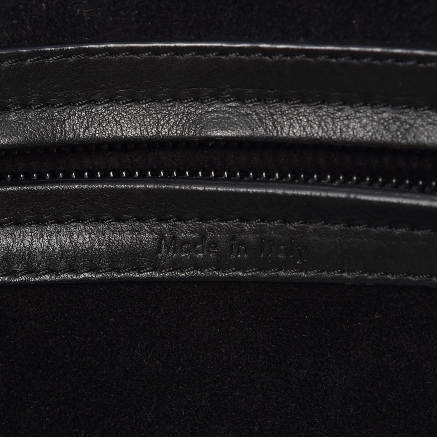 Supple Calfskin Medium Phantom Luggage Black