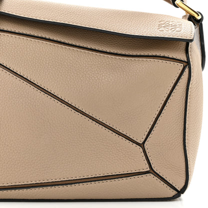 Loewe Grained Calfskin Small Puzzle Bag Sand Mink 7 of 12