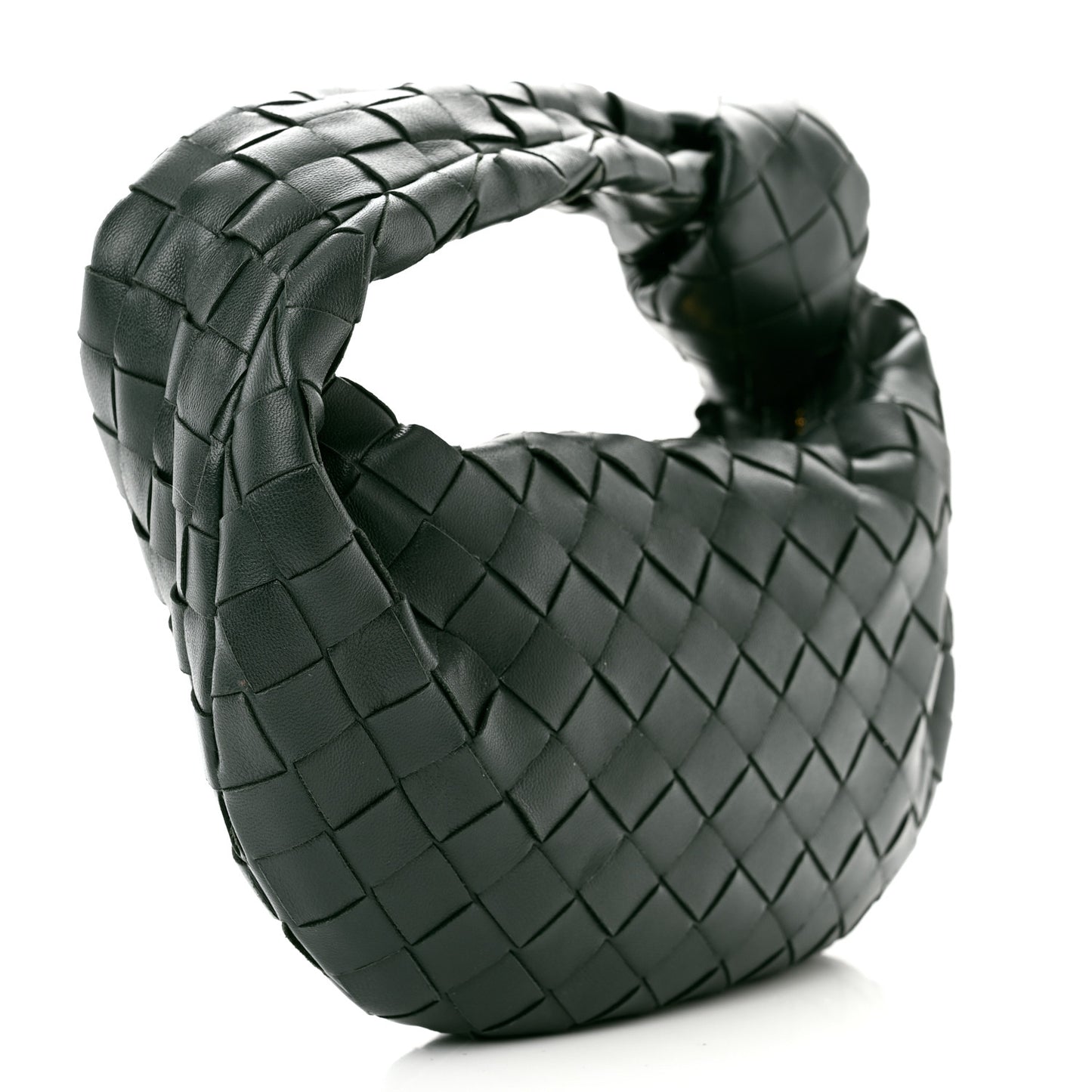 Nappa Intrecciato Mini Jodie Dark Moss