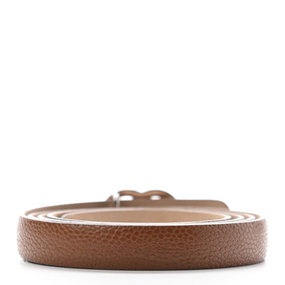 Chanel Caviar CC Skinny Belt 90 36 Brown 2 of 5