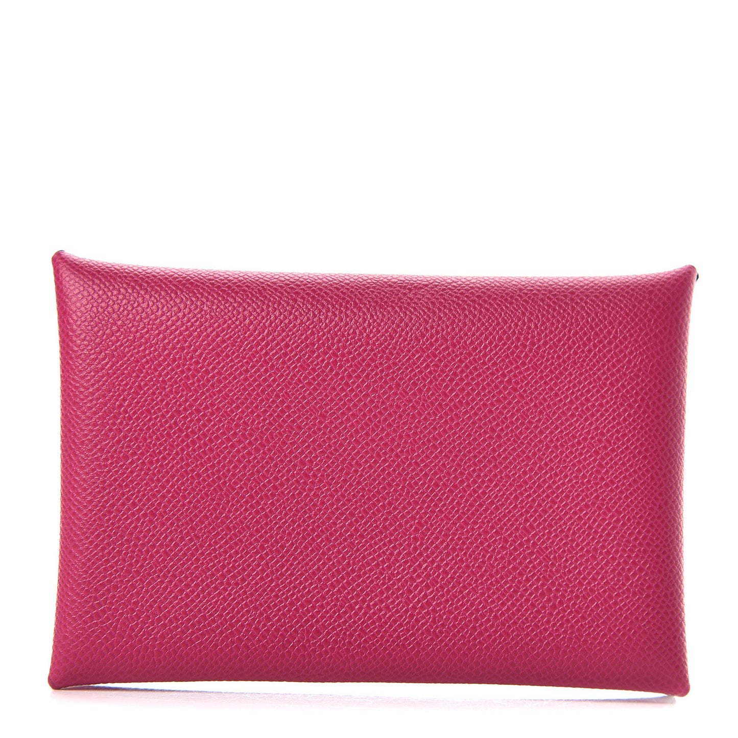 Grained Monsieur Calvi Card Case Rose Pourpe