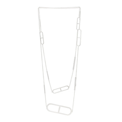 Hermes Sterling Silver Ever Chaine d'Ancre Long Necklace 120 2 of 4