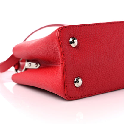 Louis Vuitton Taurillon Capucines PM Rubis 7 of 9