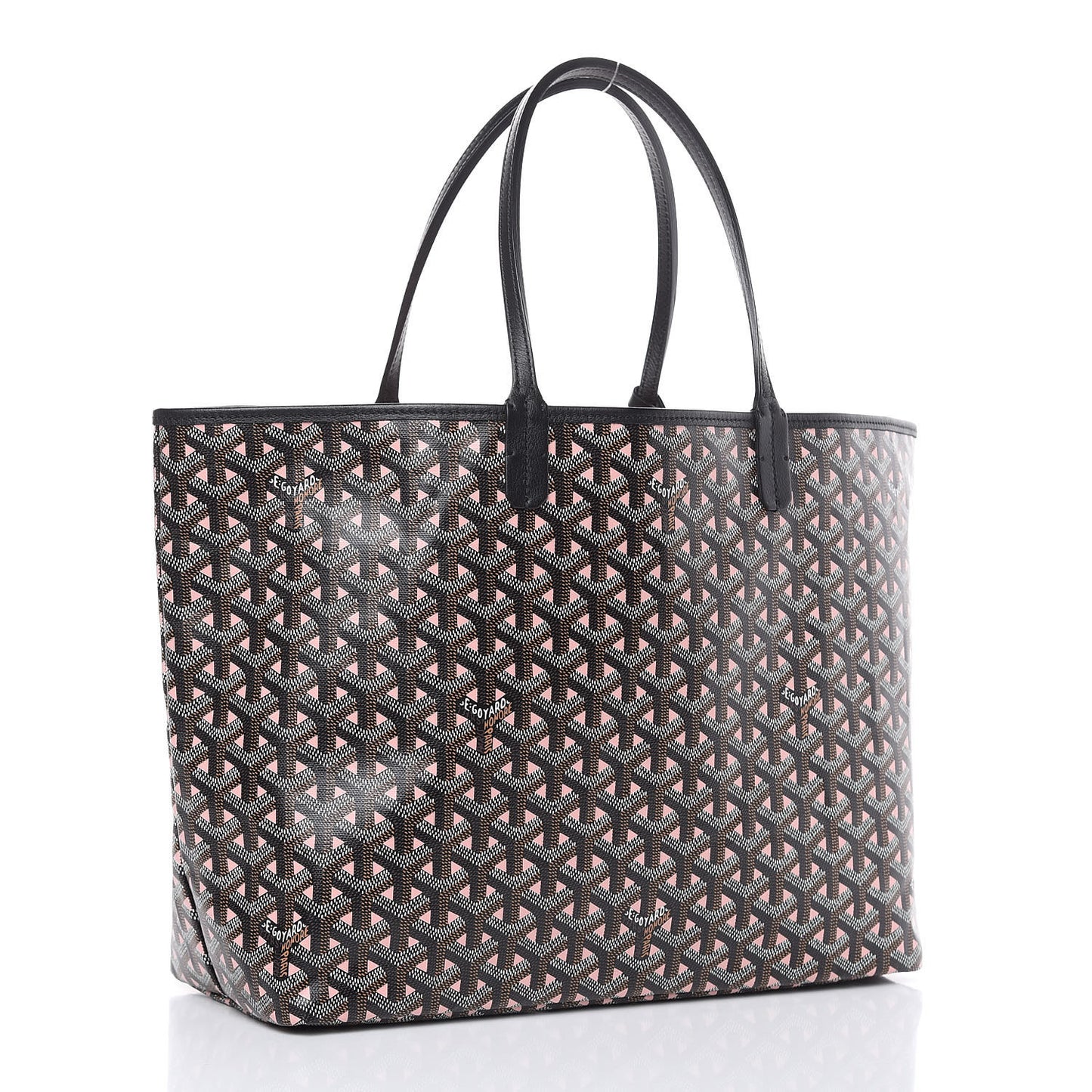 Goyardine Saint Louis Claire Voie PM Black Rose Pink