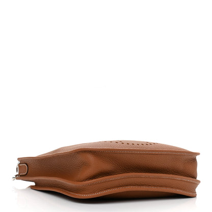 Hermes Taurillon Clemence Evelyne III PM Gold 4 of 11