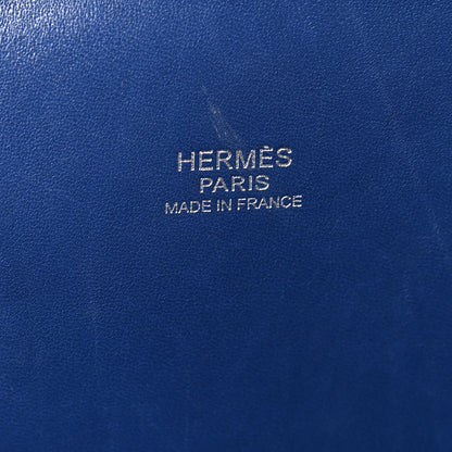 Hermes Taurillon Clemence Bolide 35 Bleu Brighton 5 of 16