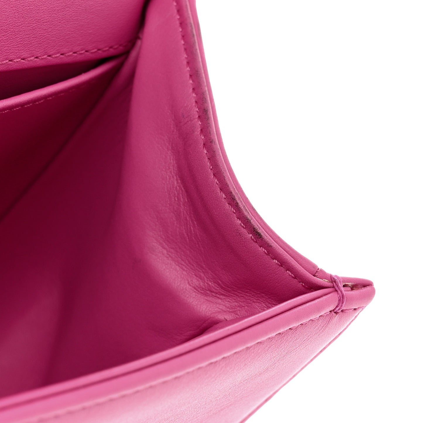 Matte Snakeskin Medium Boy Flap Pink