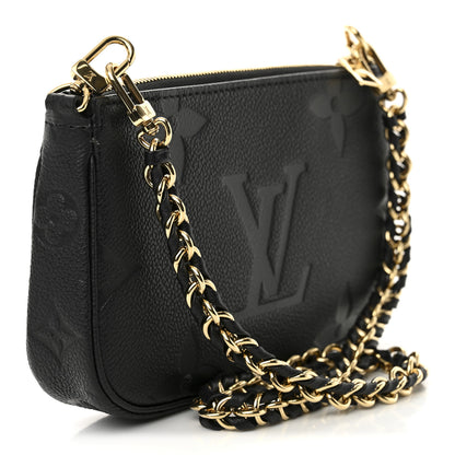 Louis Vuitton Empreinte Monogram Giant Multi Pochette Accessories Mini Pochette Black 4 of 17