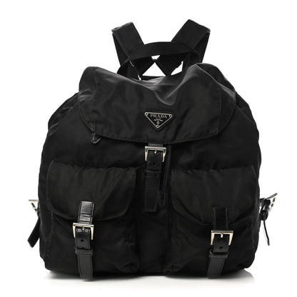 Prada Nylon Vela Medium Backpack Black 1 of 21