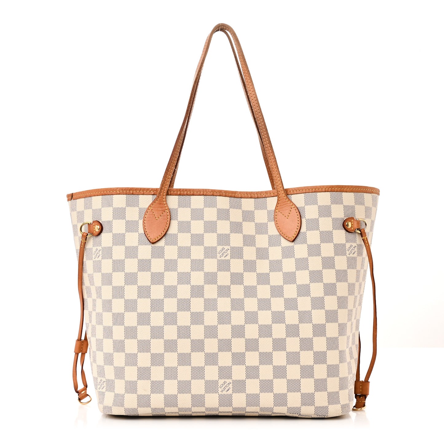 Damier Azur Neo Neverfull MM Rose Ballerine