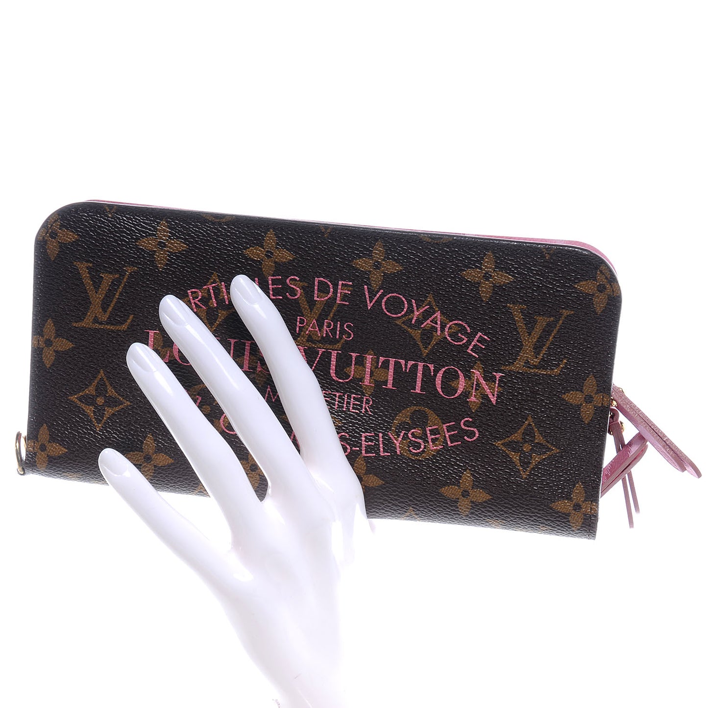 Monogram Articles de Voyage Ikat Insolite Wallet Rose Velours