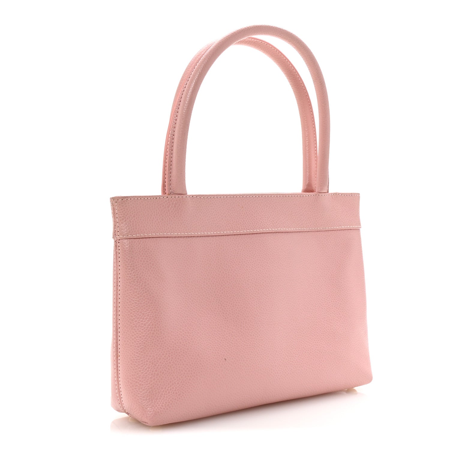 Chanel Caviar CC Tote Pink 3 of 10