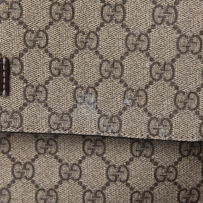 Gucci GG Plus Monogram Messenger Diaper Bag Dark Brown 10 of 12