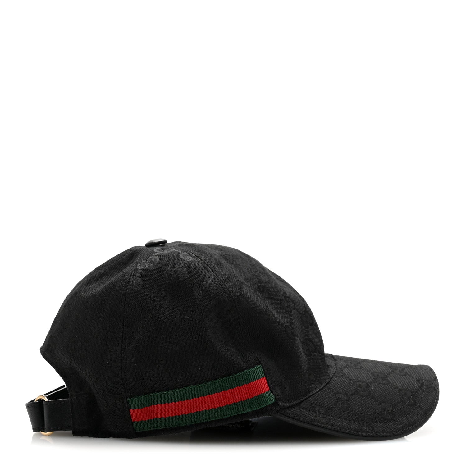 Gucci Monogram Web Baseball Hat M Black 5 of 9