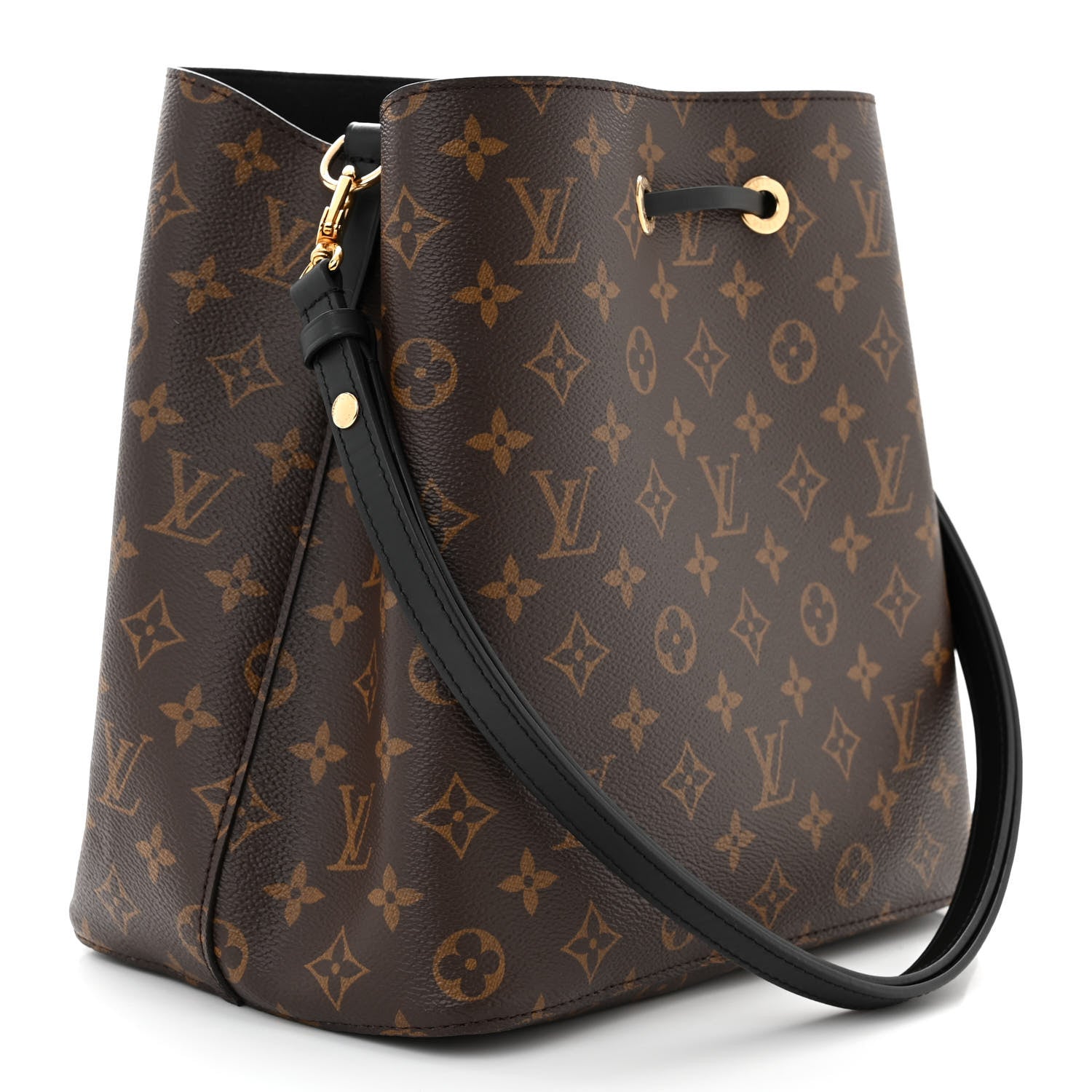 Louis Vuitton Monogram Neonoe MM Black 3 of 9