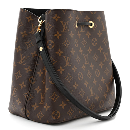 Louis Vuitton Monogram Neonoe MM Black 3 of 9