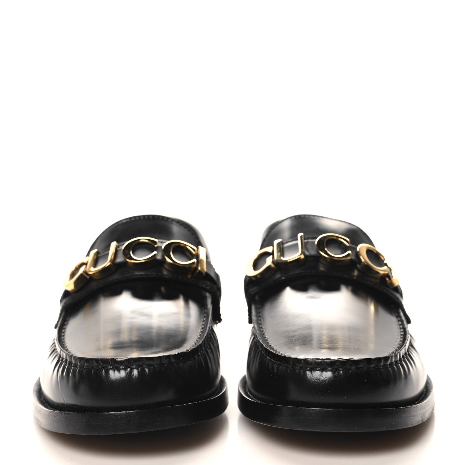 Gucci Millennial Ribot Mens Cara Loafers 8 Black 2 of 9