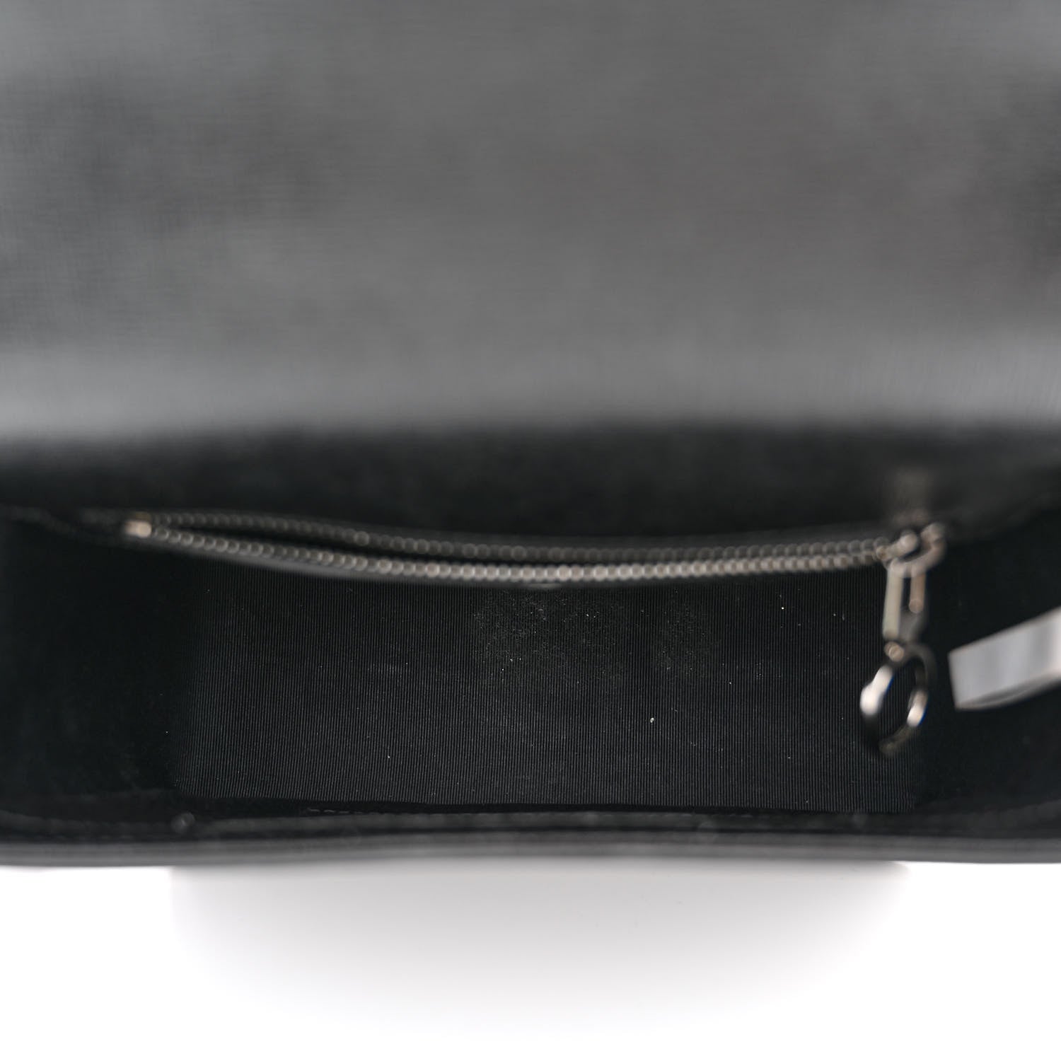 Off-White Saffiano Striped Mini Diag Binder Clip Bag Black White Indus 5 of 10