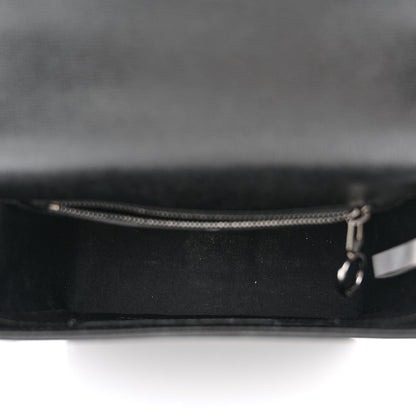 Off-White Saffiano Striped Mini Diag Binder Clip Bag Black White Indus 5 of 10